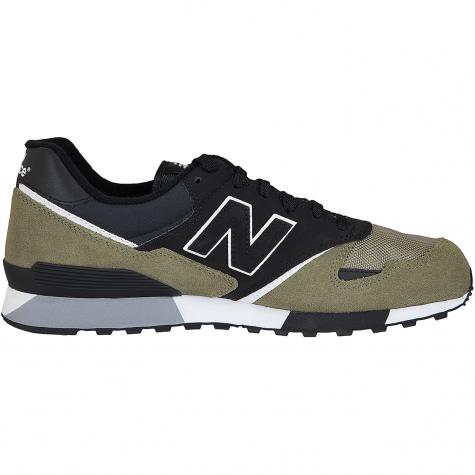 New Balance Sneaker 446 Wildleder/Textil grün/schwarz 