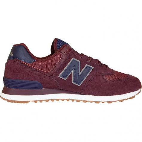 New Balance Sneaker 574 weinrot 