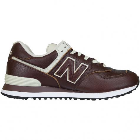 New Balance Sneaker 574 Leder/Synthetik braun 