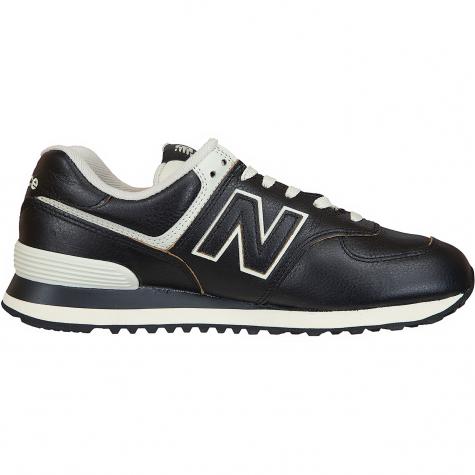 New Balance Sneaker 574 Leder/Synthetik schwarz