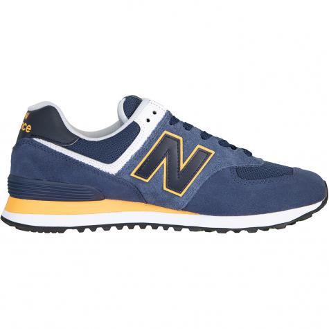 New Balance NB 574 Sneaker Schuhe navy/orange 