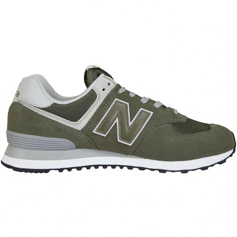 New Balance Sneaker 574 Wildleder/Mesh/Synthetik oliv 