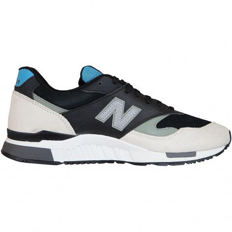 New Balance Sneaker 840 Leder/Textil weiß/schwarz/blau