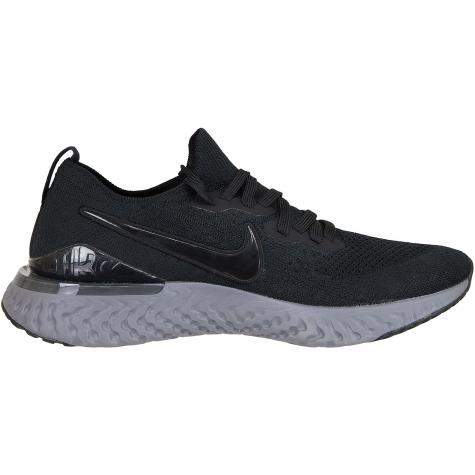 Nike Sneaker Epic React Flyknit 2 schwarz/grau 