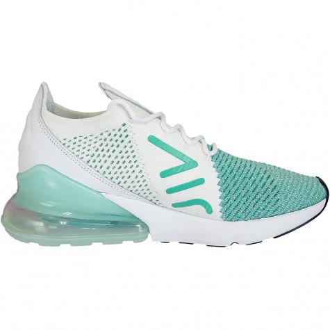 Nike Damen Sneaker Air Max 270 Flyknit türkis/weiß 
