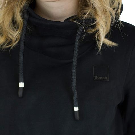 Bench Sweatkleid Funnel Neck schwarz 
