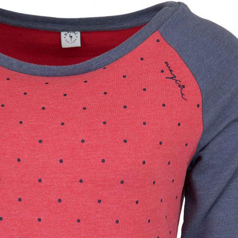 Mazine Damen Sweatshirt Tanami dunkelblau/rot 