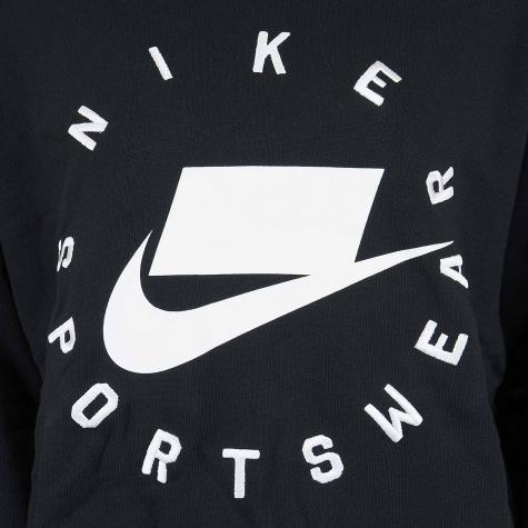 Nike Damen Sweatshirt Boyfriend French Terry schwarz 