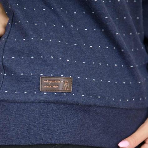 Ragwear Damen Sweatshirt Daria Dots indigo