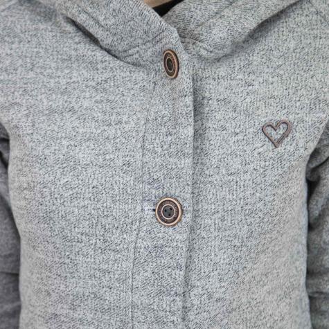 Alife & Kickin Damen Sweatjacke Mary B hellgrau 