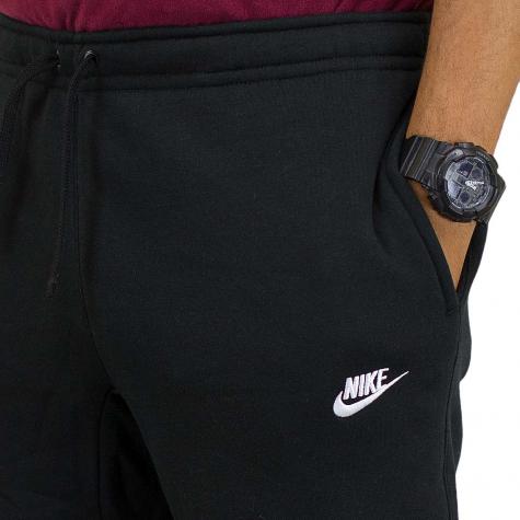Nike Sweatpant Club Fleece OH schwarz/weiß 
