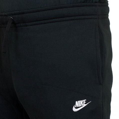 Nike Sweatpant Cuffed Fleece Club schwarz/weiß 