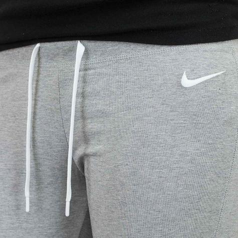 Nike Damen Sweatpants Capri Jersey dunkelgrau/weiß 