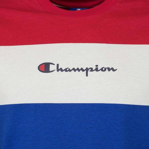 Champion T-Shirt Logo mehrfarbig 