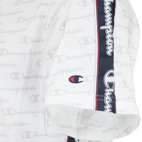Champion T-Shirt Allover-Print weiß 
