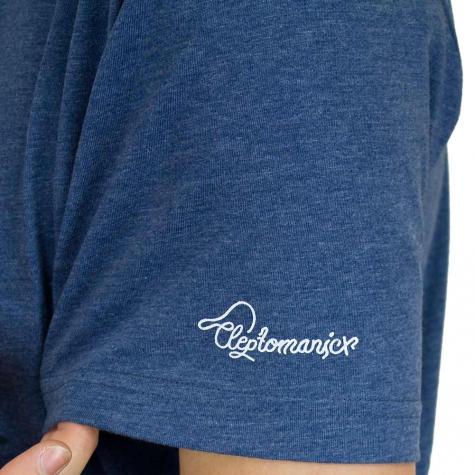 Cleptomanicx T-Shirt Gull blau