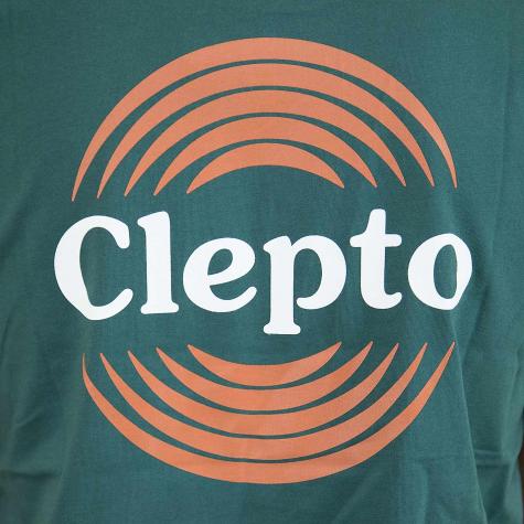 Cleptomanicx T-Shirt Pong dunkelgrün 
