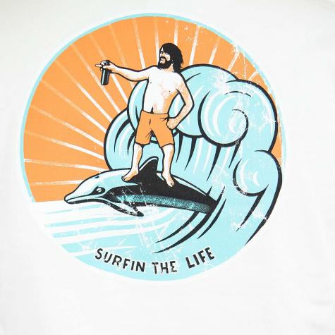 The Dudes T-Shirt Dolphin weiß 