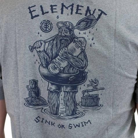 Element T-Shirt River Keeper grau 