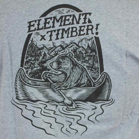 Element T-Shirt Roar N Row grau 