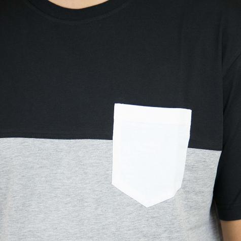 Iriedaily T-Shirt Block Pocket schwarz/weiß 