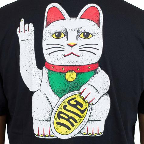Iriedaily T-Shirt Bye Bye Cat schwarz 