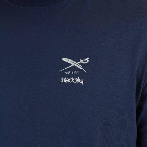 Iriedaily T-Shirt Reclaim dunkelblau 