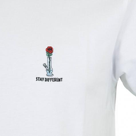 Iriedaily T-Shirt Rosebong Embroidered weiß 