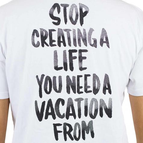 Iriedaily T-Shirt Stop Creating weiß 