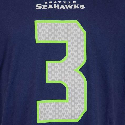 Majestic T-Shirt NFL N&N Seahawks Wilson blau 