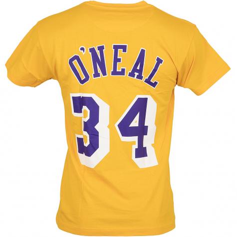 Mitchell & NessT-Shirt Los Angeles Lakers S. O`Neal gelb 