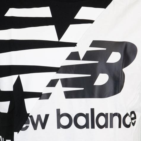 New Balance Splice T-Shirt schwarz/weiß 