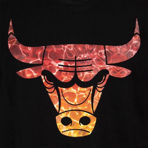 T-Shirt New Era NBA Water Print Chicago Bulls 