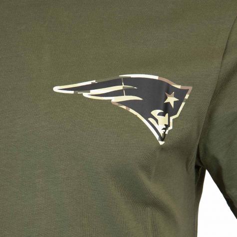 T-Shirt New Era NFL Digi Camo New England Patriots oliv 