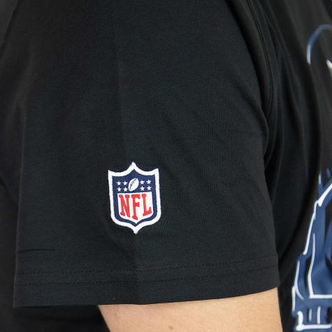 New Era T-Shirt NFL Headshot Seattle Seahawks schwarz 