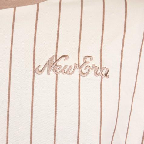 T-Shirt New Era Pinstripe Oversized offwhite 