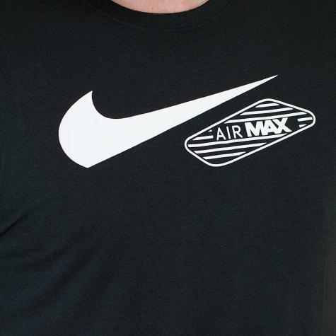 Nike T-Shirt Air Max 90 Swoosh schwarz/weiß 
