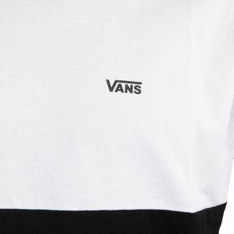 T-Shirt Vans Colorblock schwarz/weiß 