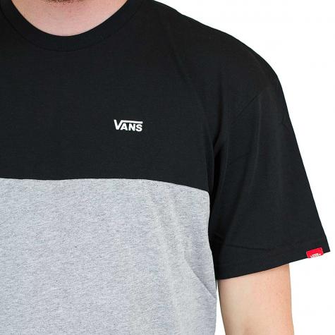 Vans T-Shirt Colorblock schwarz/grau 