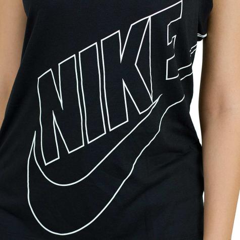 Nike Damen Tanktop Logo schwarz/weiß 