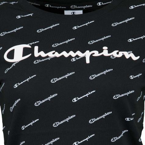 Champion Damen T-Shirt Crewneck schwarz/weiß 