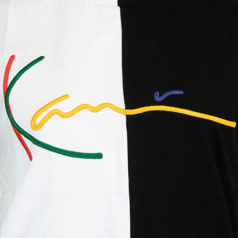 Karl Kani Signature Block Damen T-Shirt schwarz/weiß 