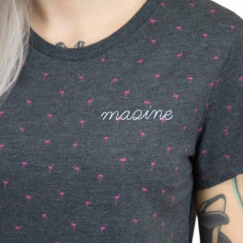 Mazine Damen T-Shirt Onslow schwarz/pink 