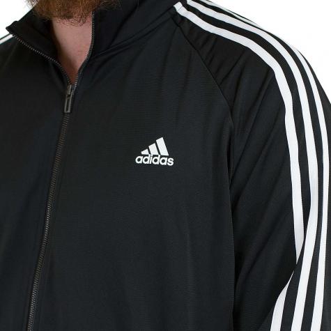 Adidas Originals Trainingsjacke Essential 3 Stripes schwarz/weiß 