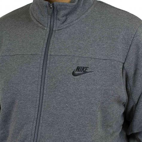 Nike Trainingsanzug Track Fleece dunkelgrau/schwarz 