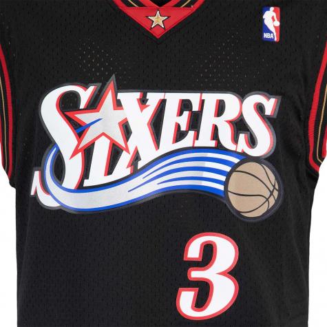 Mitchell & Ness NBA Swingman Allen Iverson Philadelphia 76ers 00/01 Trikot schwarz 