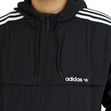 Adidas Originals Windbreaker 3 Striped schwarz 