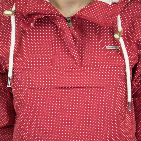 Ragwear Damen Windbreaker Melany Dots rot