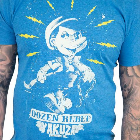 Yakuza Premium T-Shirt 2411 blau 