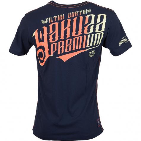 Yakuza Premium T-Shirt 2604 dunkelblau 
